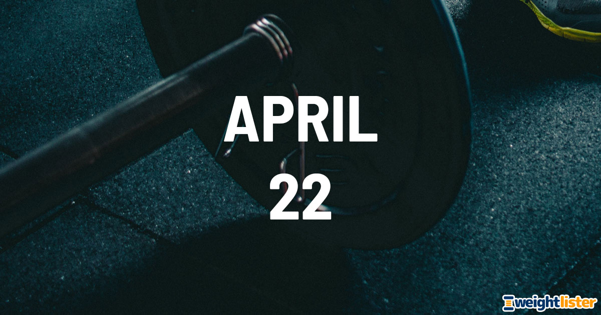 April 22nd Fitness Events