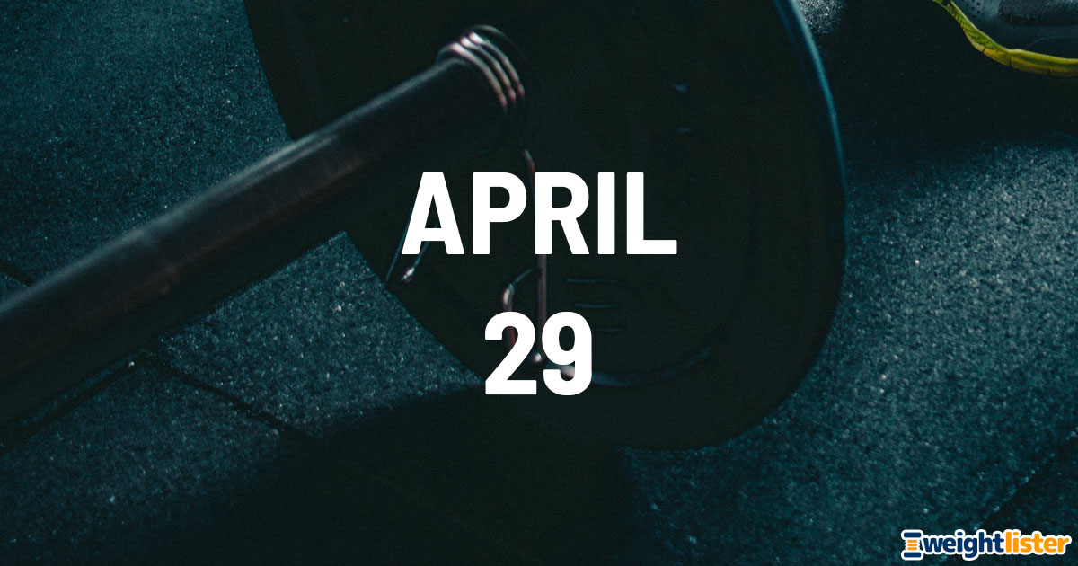 April 29th Fitness Events