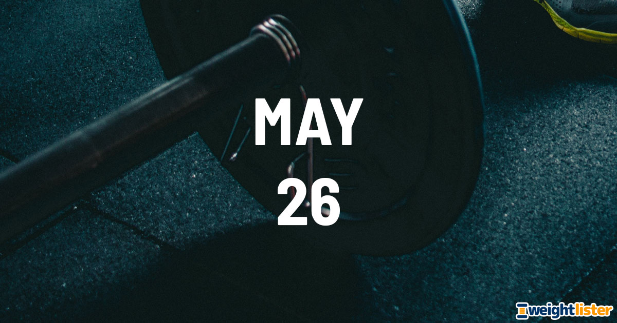 May 26th Fitness Events