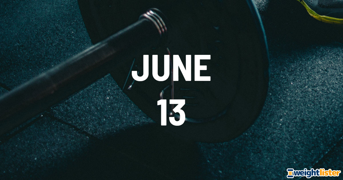 June 13th Fitness Events