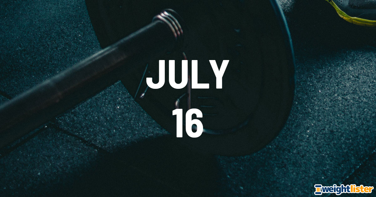 July 16th Fitness Events
