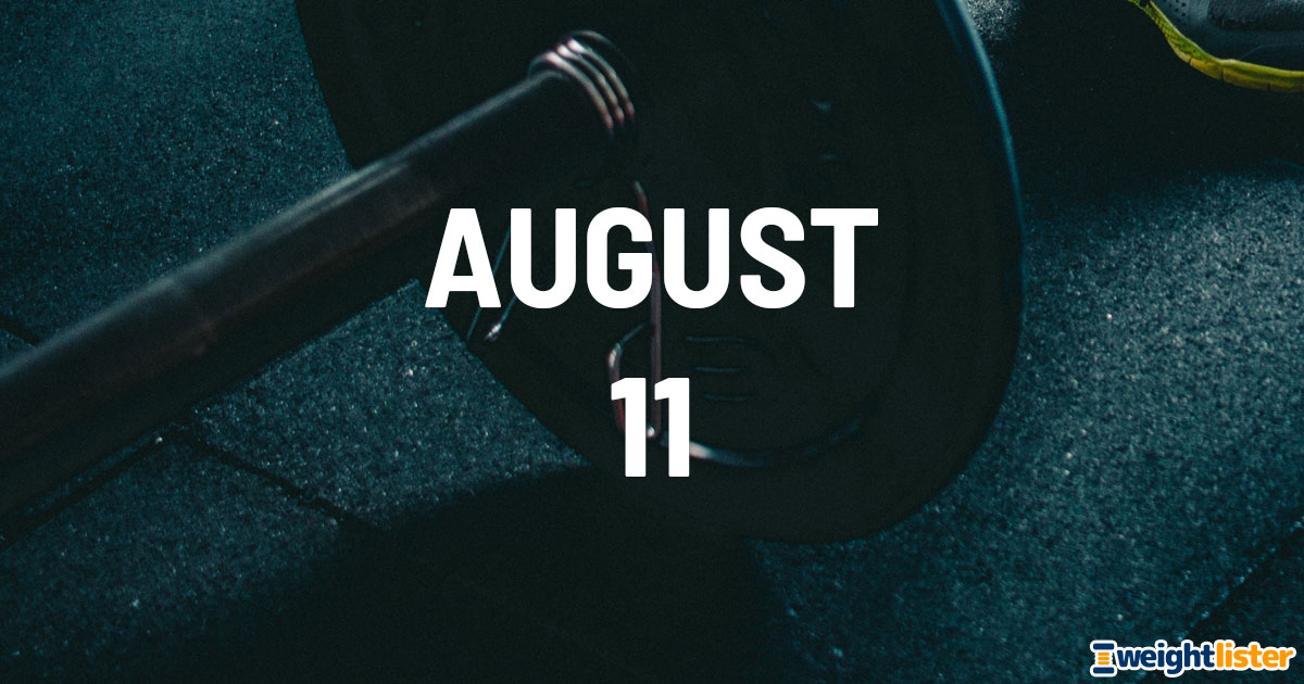August 11th Fitness Events