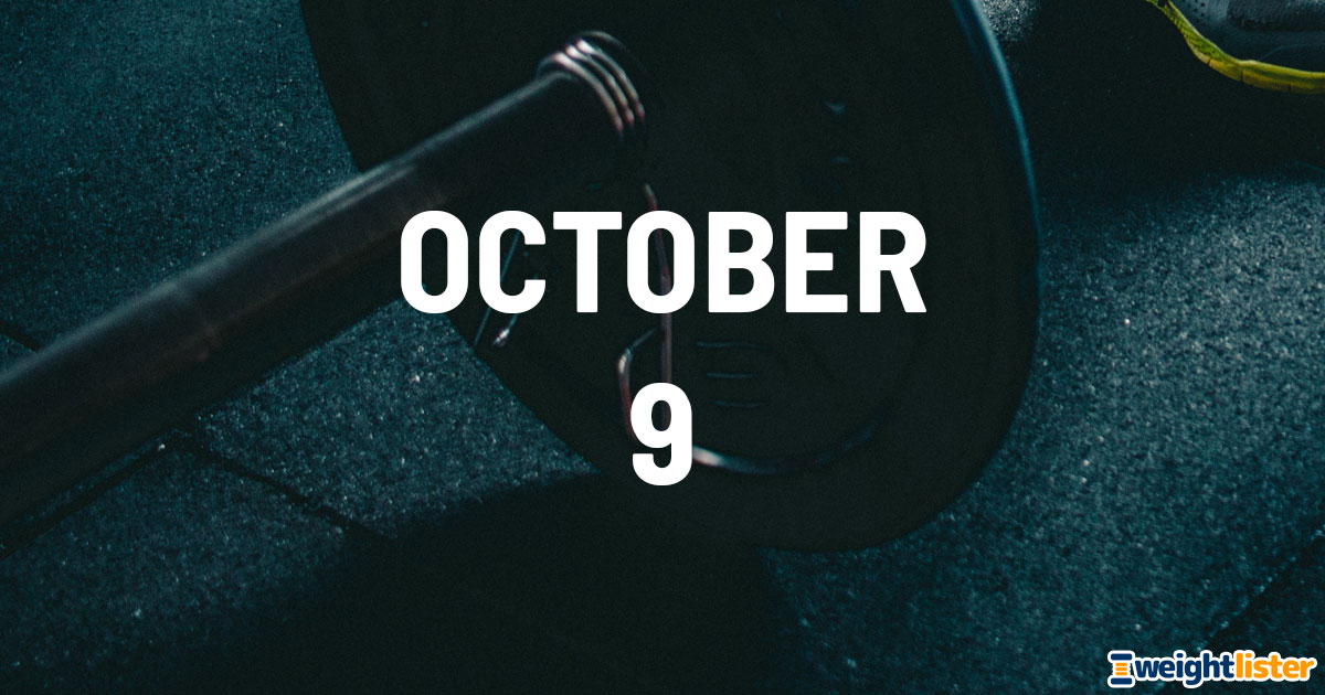 October 9th Fitness Events