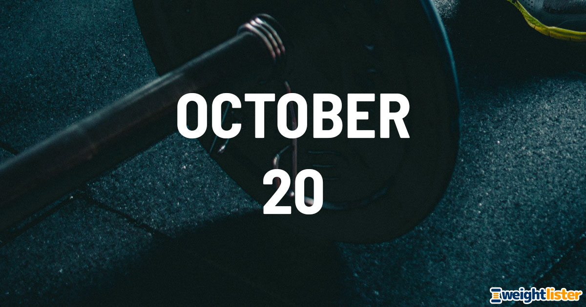 October 20th Fitness Events