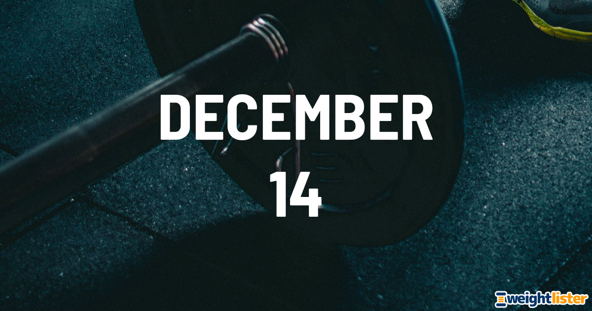 December 14th Fitness Events