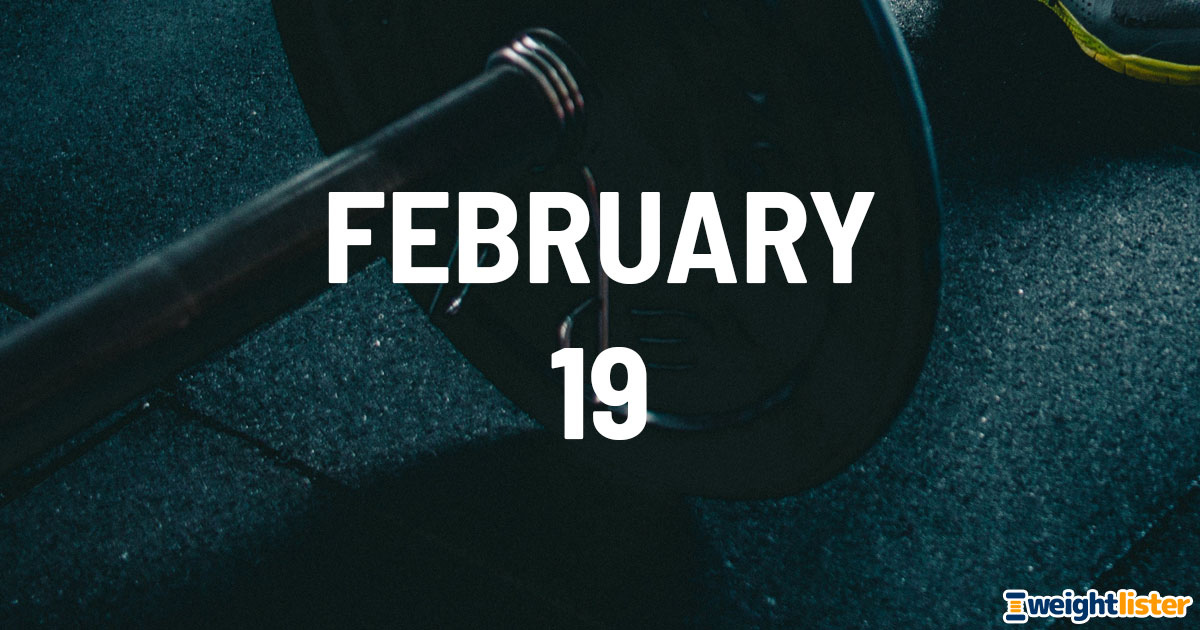 February 19th Fitness Events