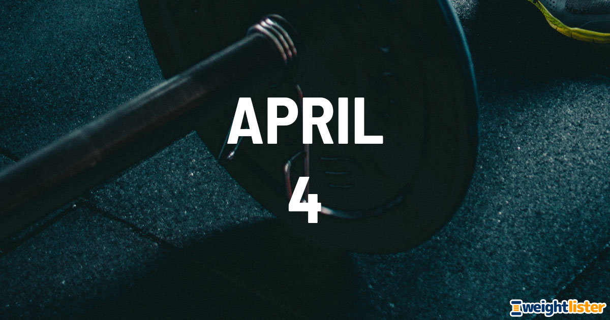 April 4th Fitness Events