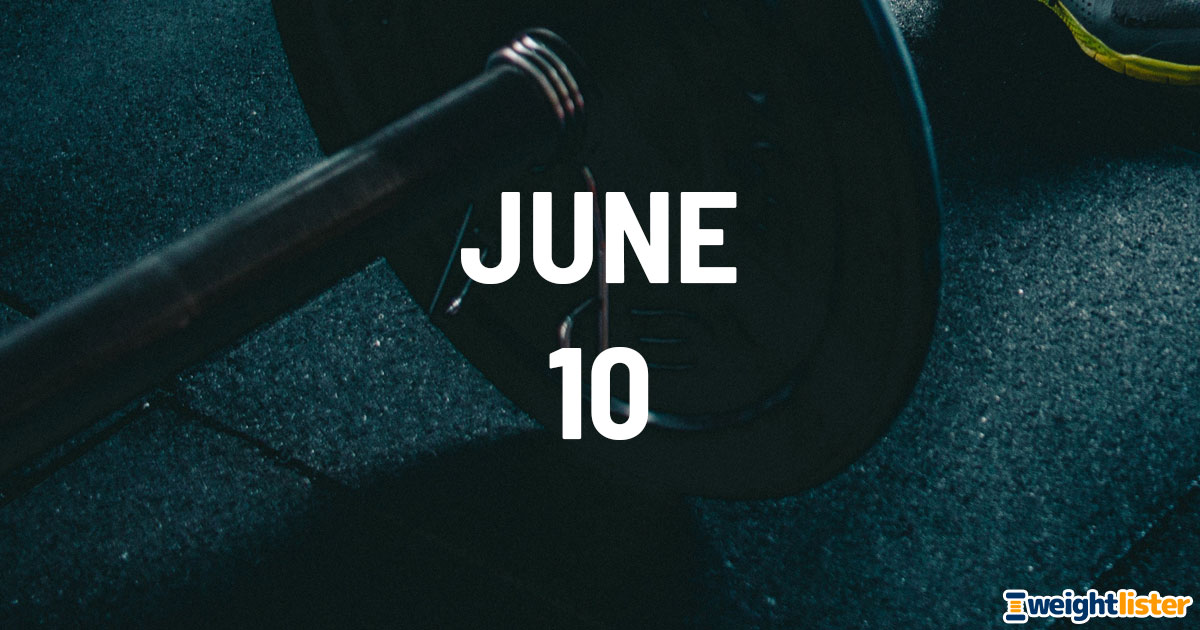 June 10th Fitness Events