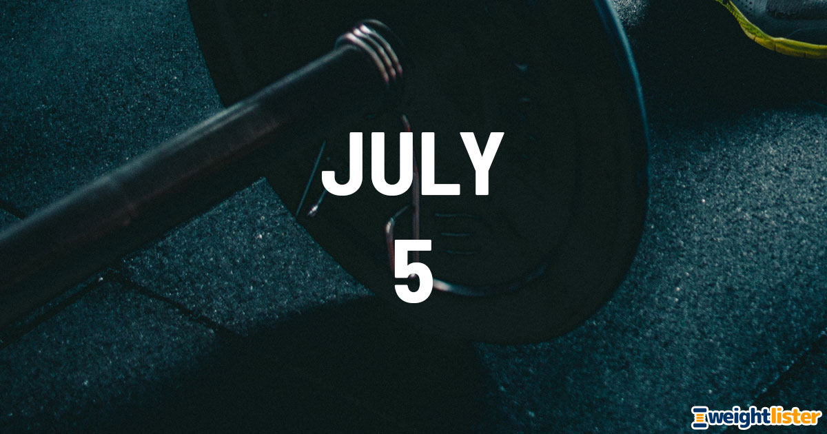 July 5th Fitness Events