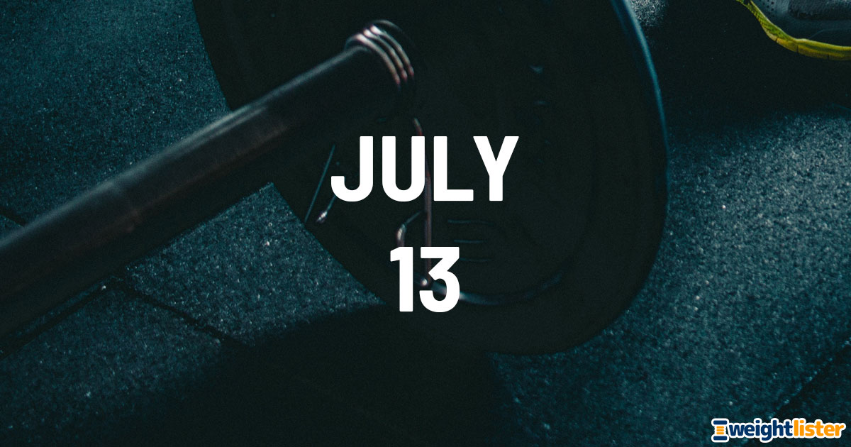 July 13th Fitness Events