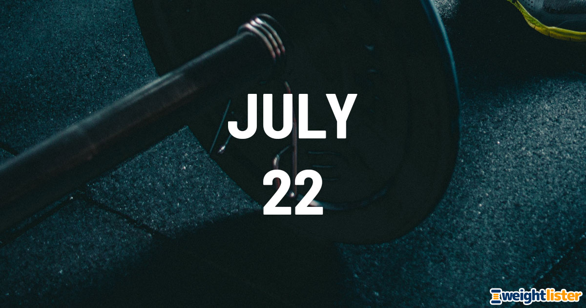 July 22nd Fitness Events