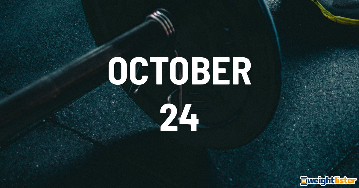 October 24th Fitness Events