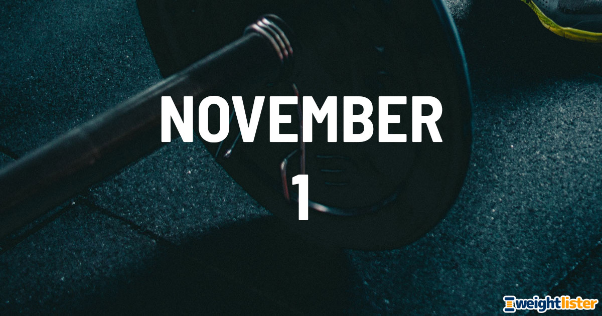 November 1st Fitness Events