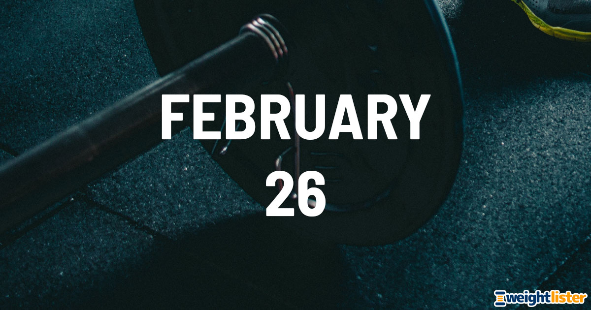 February 26th Fitness Events